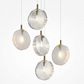 Подвесная люстра Maytoni Frozen желтый арт. MOD254PL-05BS