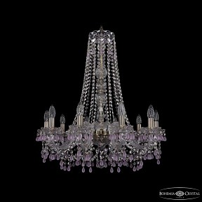 Подвесная люстра Bohemia Ivele Crystal 1410 золото арт. 1410/10/240/h-74 Pa V7010