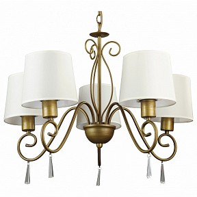 Подвесная люстра Arte Lamp Carolina коричневый арт. A9239LM-5BR