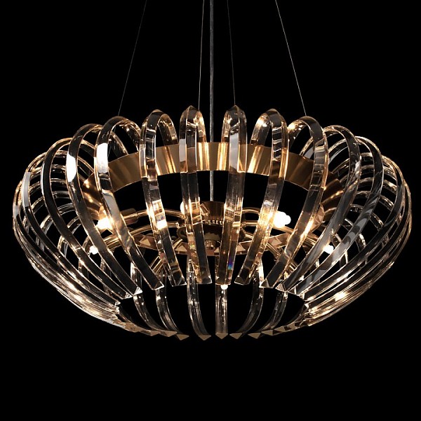 Подвесная люстра Loft it Dakota желтый арт. 10300/600 French gold