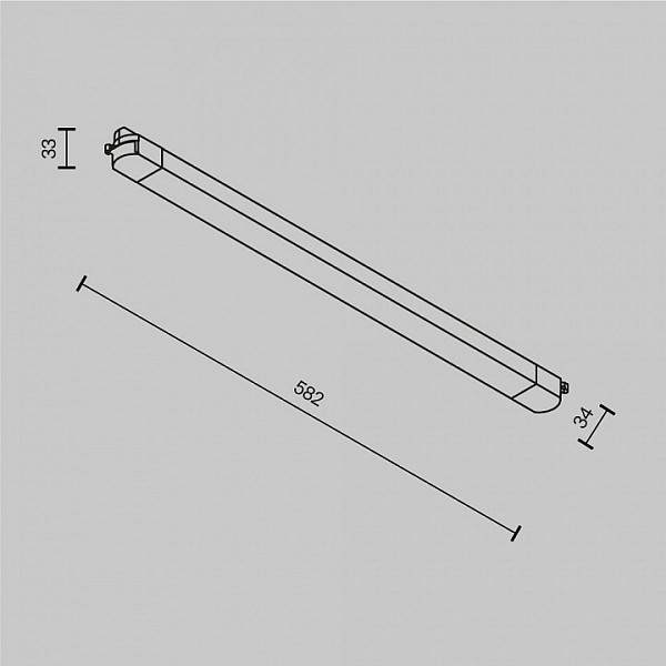 Накладной светильник Maytoni Technical Basis белый арт. TR000-1-24W4K-W_1