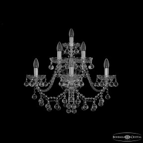 Бра Bohemia Ivele Crystal 1409 никель арт. 1409B/3+2+1/240/XL Ni