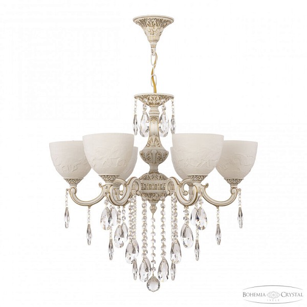 Подвесная люстра Bohemia Ivele Crystal AL7801 белый арт. AL78101/6/175 B WMG P1 U Horse