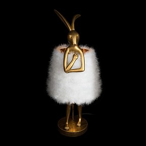 Настольная лампа декоративная Loft it Lapine желтый арт. 10315/B White fluff