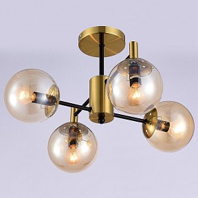 Люстра на штанге Citilux Шарлиз коричневый арт. CL143143