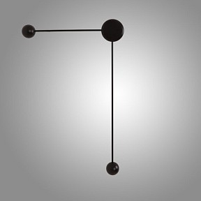 Накладной светильник Imperiumloft  черный арт. DOTS-SLIM01