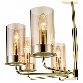 Люстра на штанге Vele Luce Licia золото арт. VL1924L08