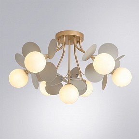 Потолочная люстра Arte Lamp Peacock золото арт. A1369PL-7GY