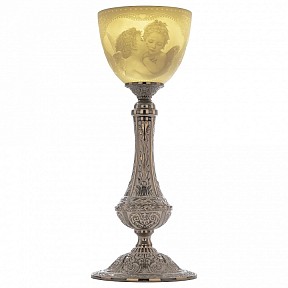 Настольная лампа декоративная Bohemia Ivele Crystal 7100 металл арт. 71100L/15 NW P1 Angel