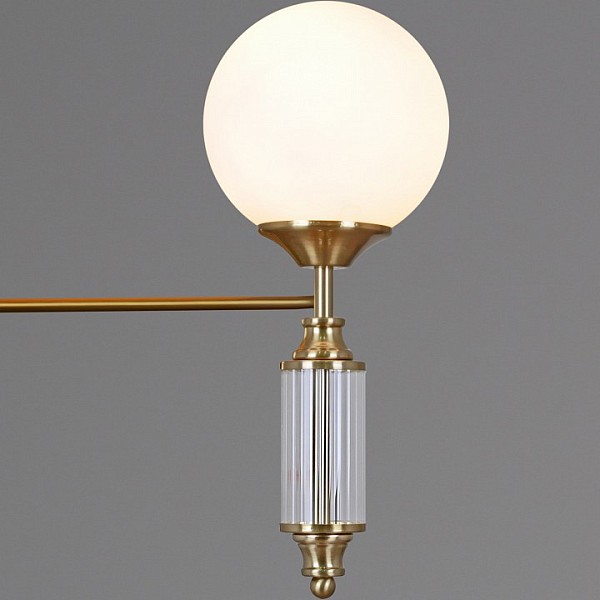 Подвесная люстра ILLUMICO IL5196 золото арт. IL5196-6PLS-24 HIGHBALL