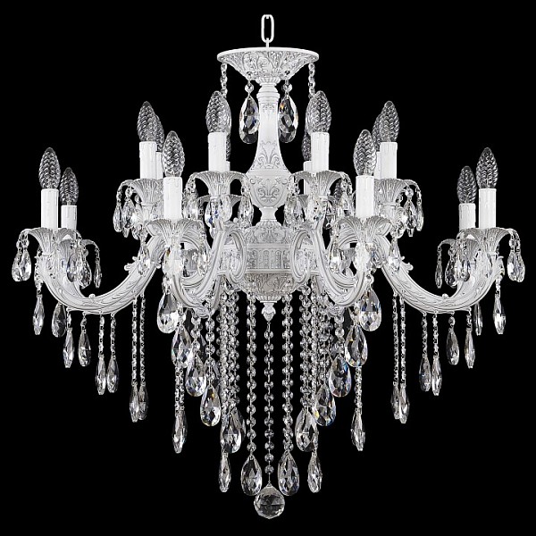 Подвесная люстра Bohemia Ivele Crystal AL7918 металл арт. AL79118/16/285 B WMN