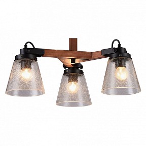 Люстра на штанге Omnilux Borgo коричневый арт. OML-51007-03