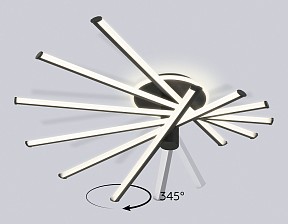 Потолочная люстра Ambrella Light COMFORT черный арт. FL6232