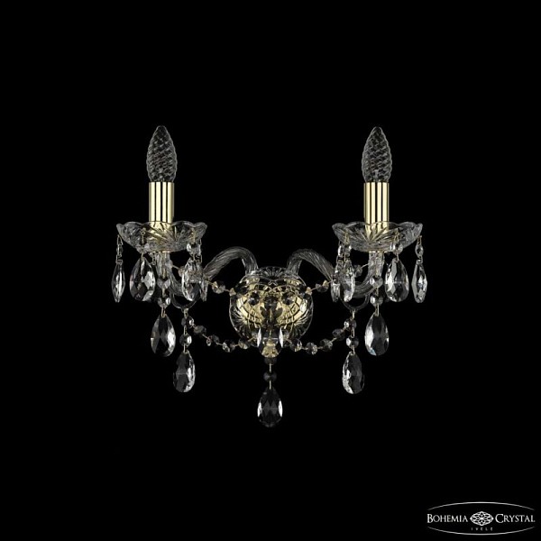 Бра Bohemia Ivele Crystal 1415 золото арт. 1415B/2/165 G