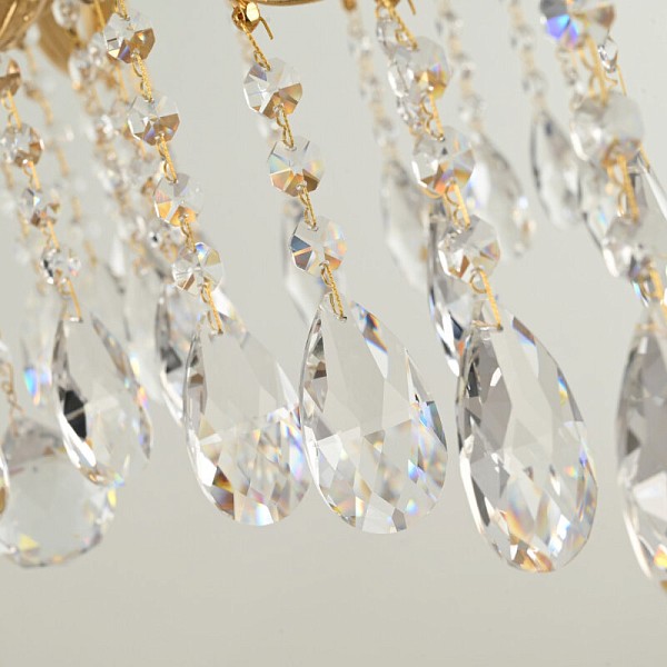 Подвесная люстра Bohemia Ivele Crystal AL77 золото арт. AL77101/6/175 A G