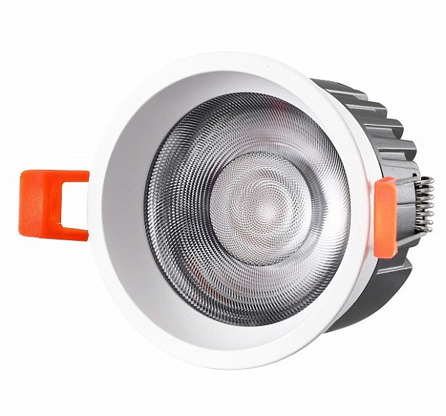 Встраиваемый светильник iLedex Technical Mars белый арт. DIM 112-12W-D80-4000K-24DG-WH