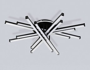 Люстра на штанге Ambrella Light COMFORT черный арт. FL6276