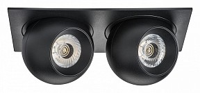 Встраиваемый светильник Lightstar Intero черный арт. i5277272