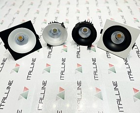 Встраиваемый светильник Italline IT06-6016 черный арт. IT06-6016 black 4000K
