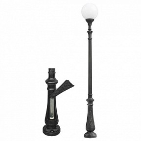 Фонарный столб Fumagalli Globe 400 черный арт. G40.202.000.AYE27