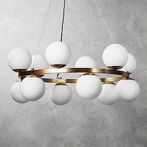 Подвесная люстра Imperiumloft Bubbles Bulbs By Ceci Thompson латунь арт. SANNE01