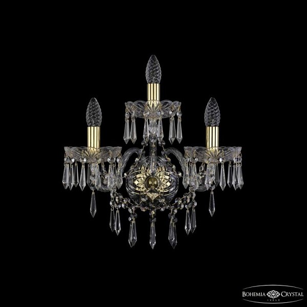 Бра Bohemia Ivele Crystal 1403 золото арт. 1403B/2+1/160/XL G