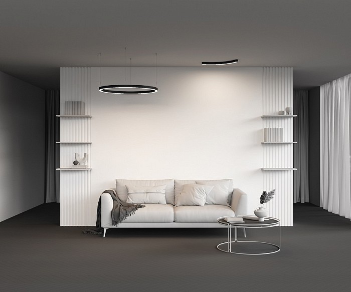 Профиль Maytoni Led strip черный арт. ALM-3535R-B-D-90°-0.8M