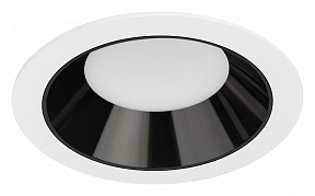 Встраиваемый светильник Эра LED 21-18-3K черный арт. Б0062144