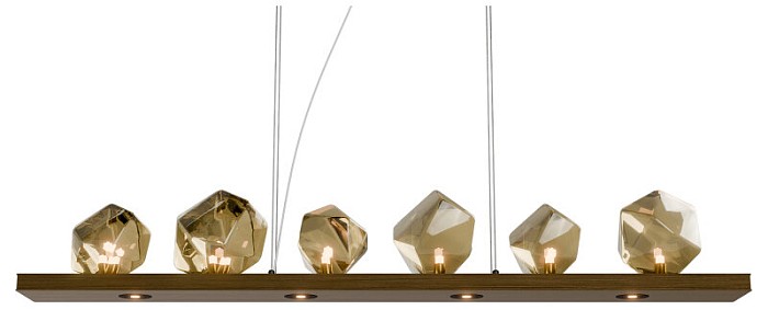 Подвесная люстра LIGHTERA Chievo коричневый арт. LE423L-6B