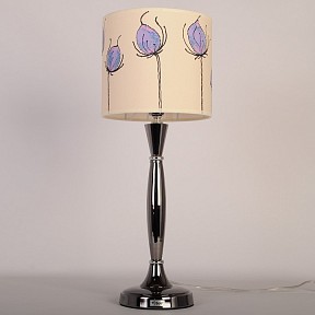 Настольная лампа декоративная Manne TL.7734-1BL черный арт. TL.7734-1BL (цветы) лампа настольная 1л