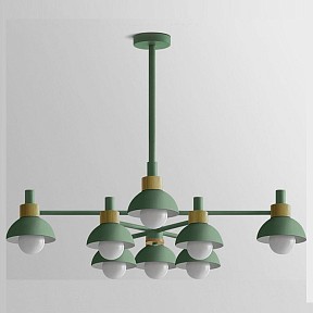 Люстра на штанге Imperiumloft Fanta A Lights Green зеленый арт. FANTA_A01