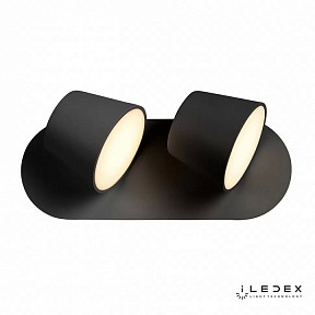 Бра iLedex Flexin черный арт. W1118-2AS BK