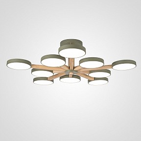 Люстра на штанге Imperiumloft TURNA Khaki зеленый арт. TURNA-B01