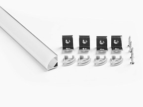 Профиль LEDS POWER СПУ1616 серый арт. 008134
