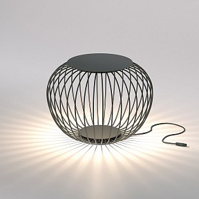 Наземный светильник Elektrostandard Firenze черный арт. a067384