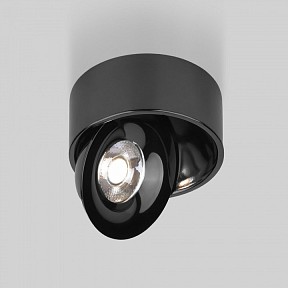 Накладной светильник Elektrostandard Glide черный арт. Glide 8W жемчуг черный (25100/LED)