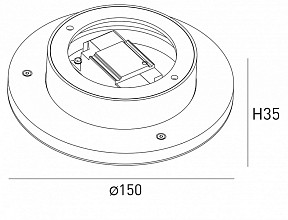 Накладной светильник DesignLed ML черный арт. 00-00016545