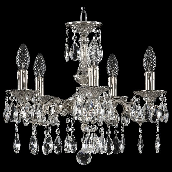 Подвесная люстра Bohemia Ivele Crystal 7201 металл арт. 72101/5/125 A Ni