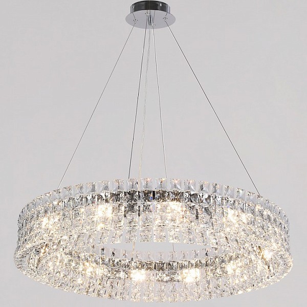 Подвесная люстра ILLUMICO IL5130 хром арт. IL5130-800PZF-25 CH ELITE