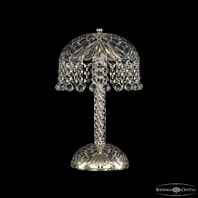 Настольная лампа декоративная Bohemia Ivele Crystal 1478 золото арт. 14781L2/22 G Balls