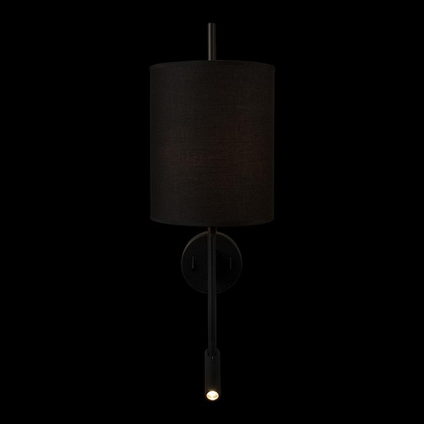 Бра с подсветкой Loft it Ritz черный арт. 10253W/B Black