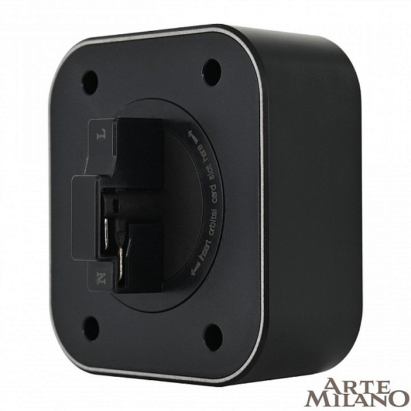 Накладной светильник Arte Milano Am-track-sockets черный арт. 380022TL/Light Black