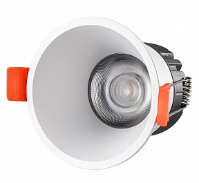 Встраиваемый светильник iLedex Technical Mars белый арт. DIM 207-7W-D75-3000K-24DG-WH