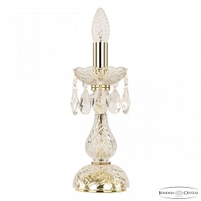Настольная лампа декоративная Bohemia Ivele Crystal 107 золото арт. 107L/1-27 G