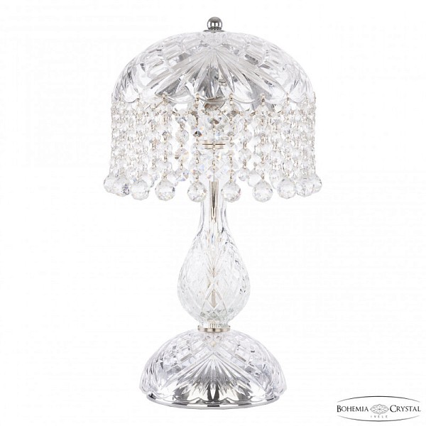 Настольная лампа декоративная Bohemia Ivele Crystal 1478 никель арт. 14781L1/22 Ni Balls
