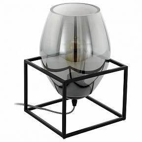 Настольная лампа декоративная Eglo Olival 1 черный арт. 97209