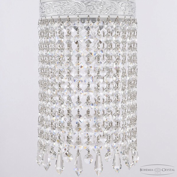 Подвесной светильник Bohemia Ivele Crystal AL1920 белый арт. AL19201/15OL WMN Drops