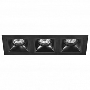 Встраиваемый светильник Lightstar Domino черный арт. D537070707