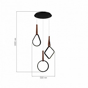 Подвесной светильник ST-Luce Shape разноцветный арт. SL6131.403.36