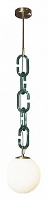 Подвесной светильник Loft it Chain золото арт. 10128P Green